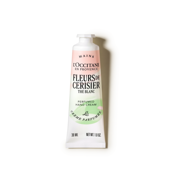 fleurs de cerisier th blanc cherry blossom perfumed hand cream