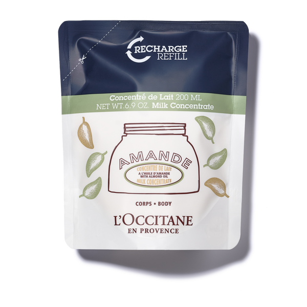 إعادة تعبئة لحليب اللوز المركز 200 مل