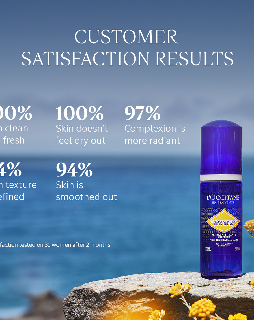 immortelle precious cleansing foam
