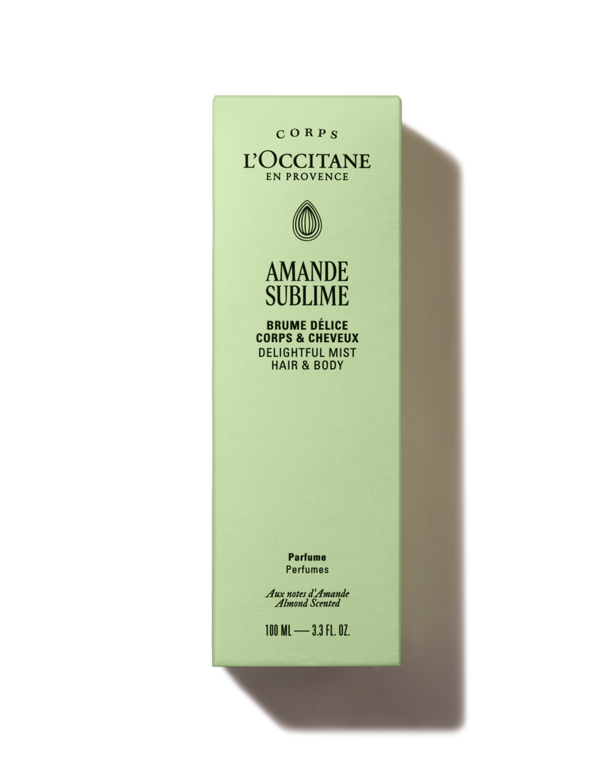 almond  amande  delightful hair   body mist
