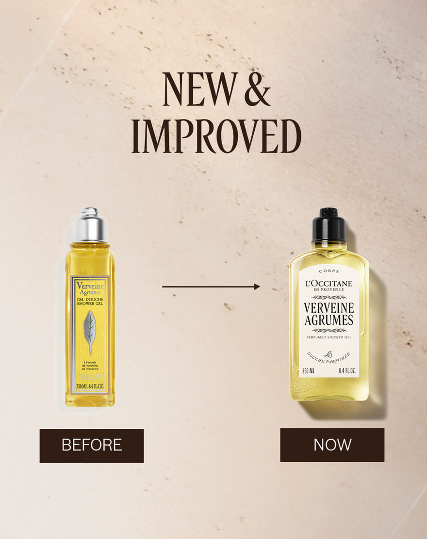 verveine agrumes  citrus verbena  perfumed shower gel  250ml