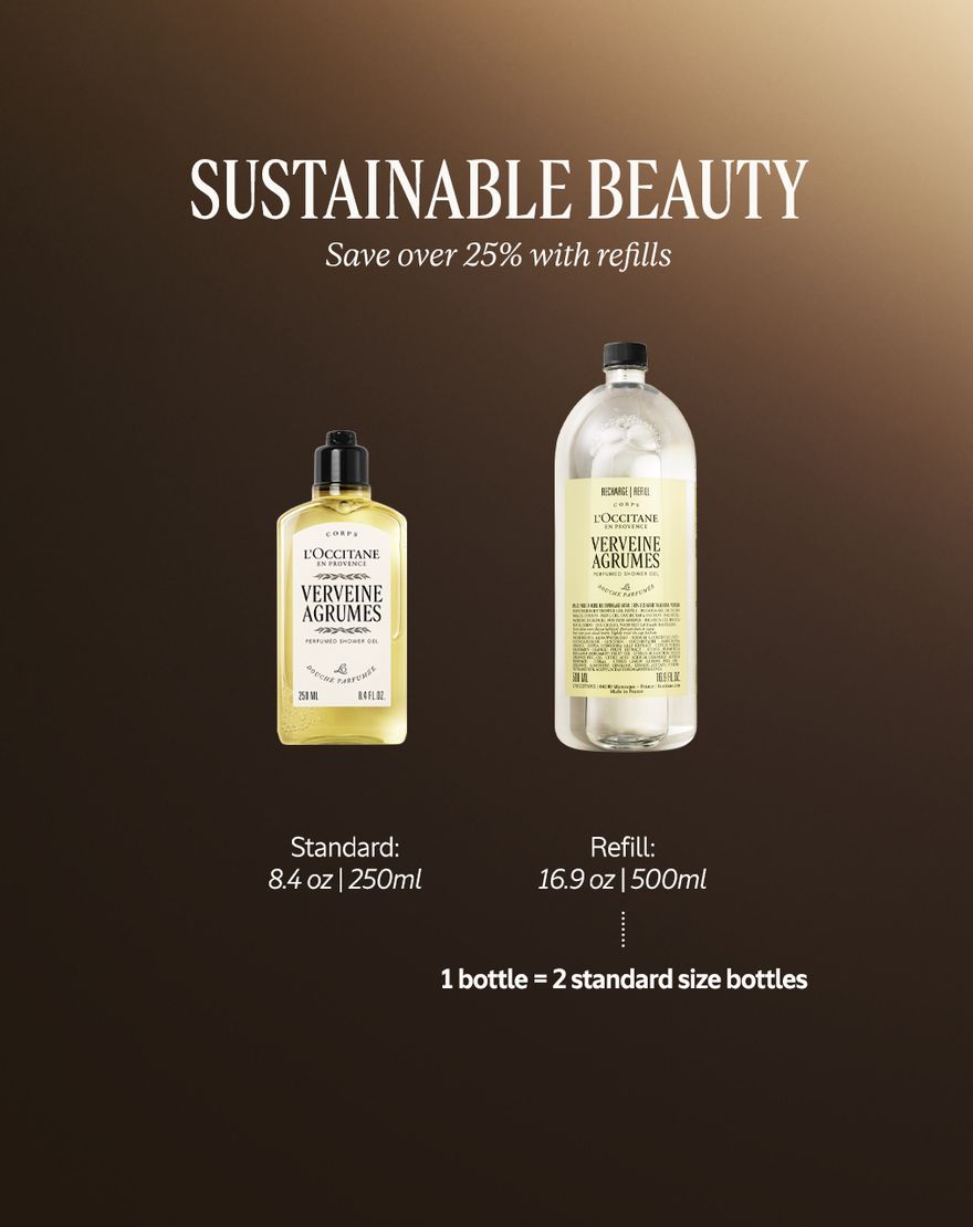 إعادة تعبئة لجل الاستحمام المعطر بفيربينا الحمضيات  تعبئة   500 مل