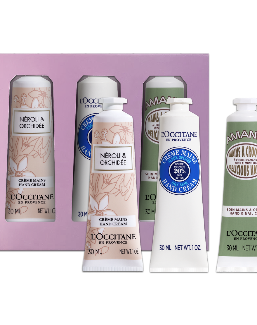 bestselling hand cream trio