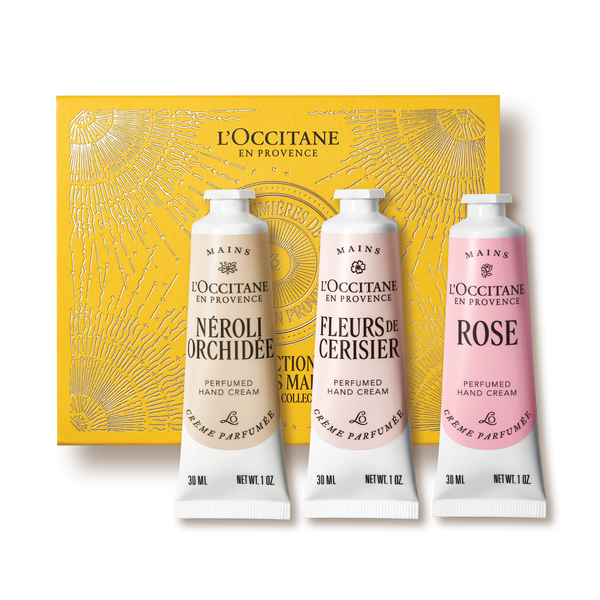 Floral Hand Cream Trio floral hand cream trio