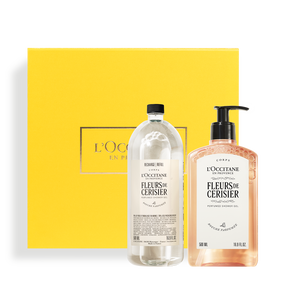 Fleurs De Cerisier (Cherry Blossom) Shower Gel Luxury Refill Duo