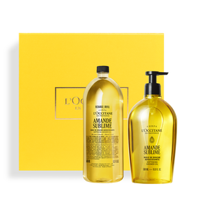 ثنائي زيت اللوز للاستحمام الفاخر