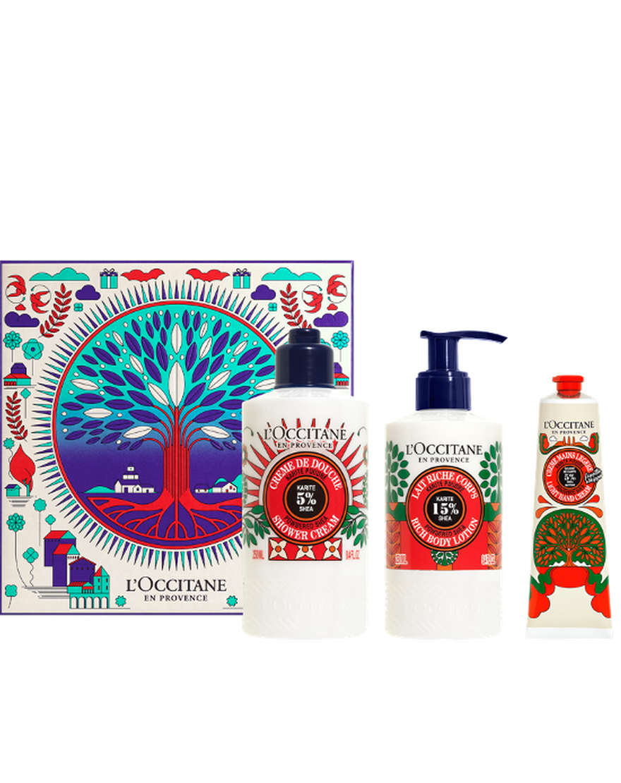 powdered shea gift set
