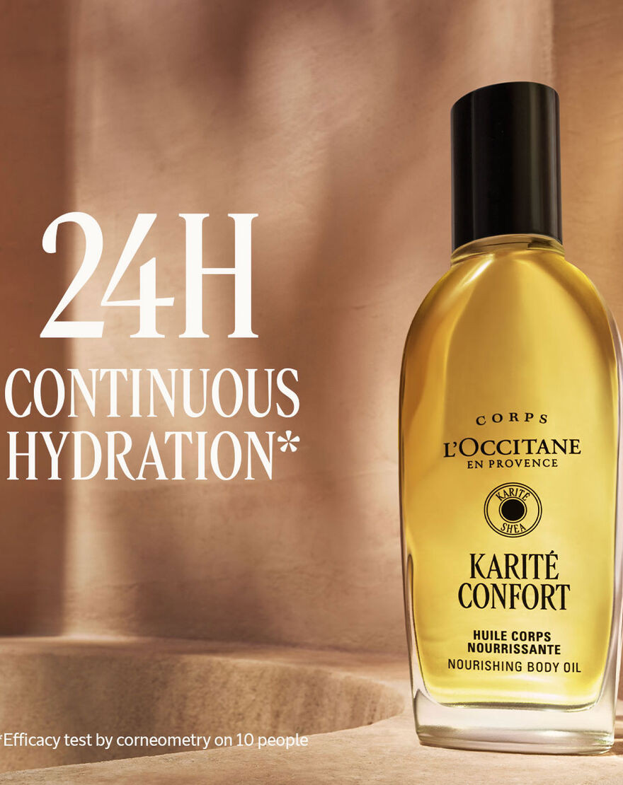 shea butter nourishing body oil