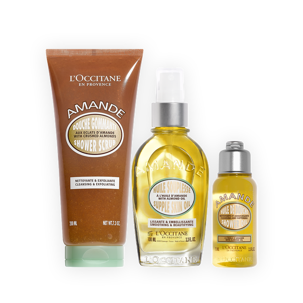 almond exfoliating trio