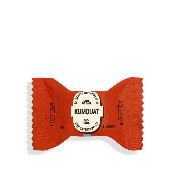 shea kumquat bath cube