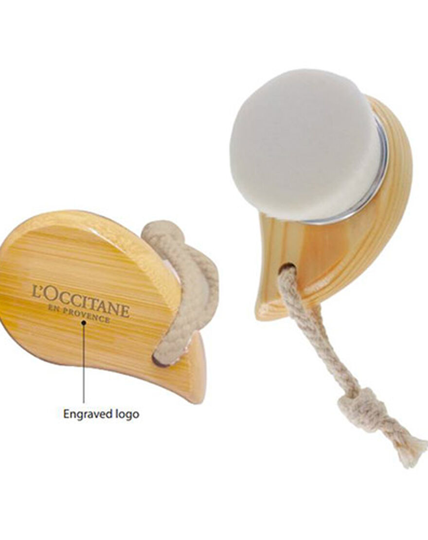 wooden facial cleanser