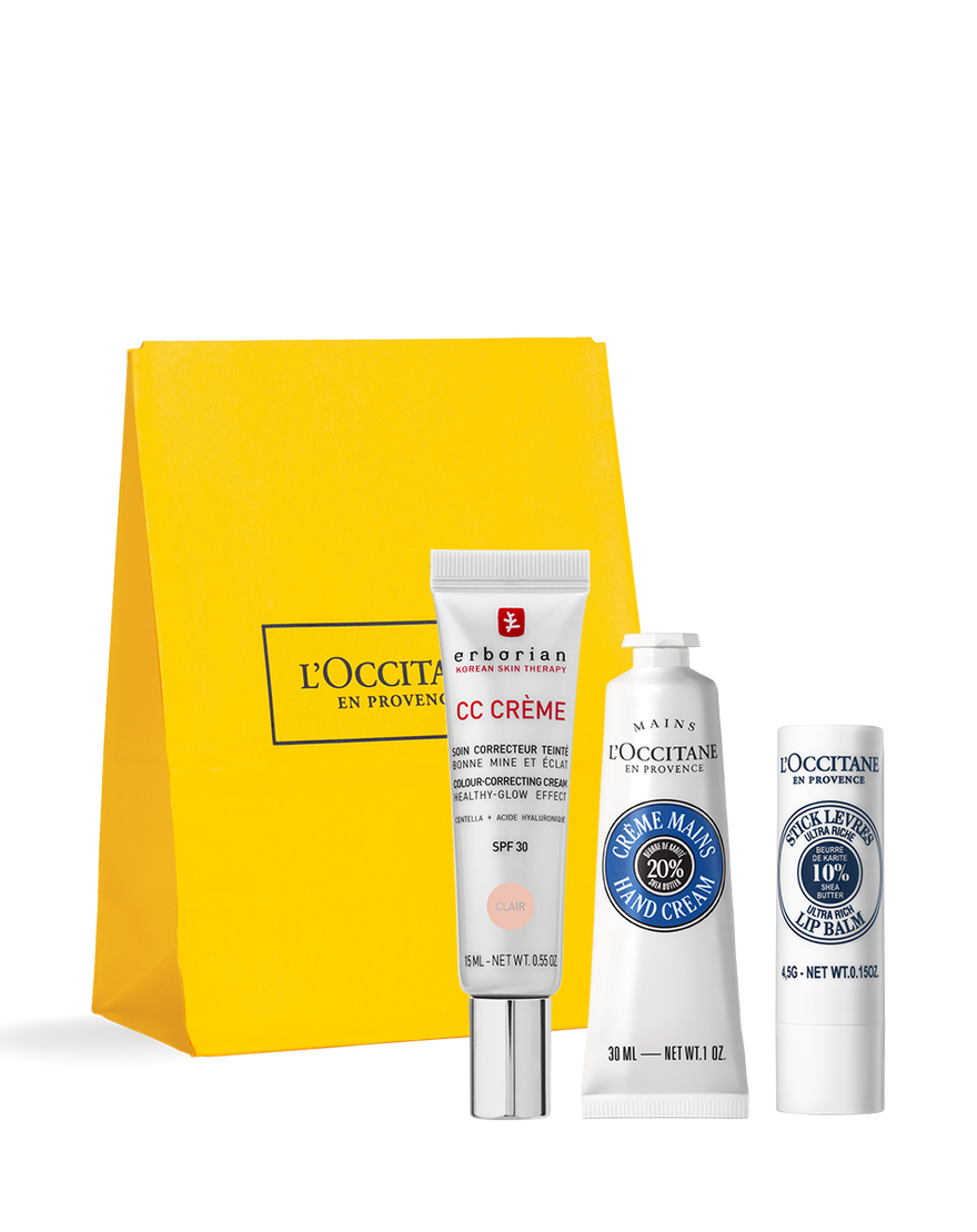 l occitane x erborian glow   nourish essentials   clair