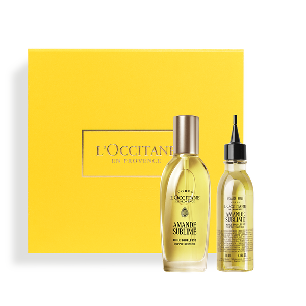 ثنائي زيت اللوز لبشرة مرنة