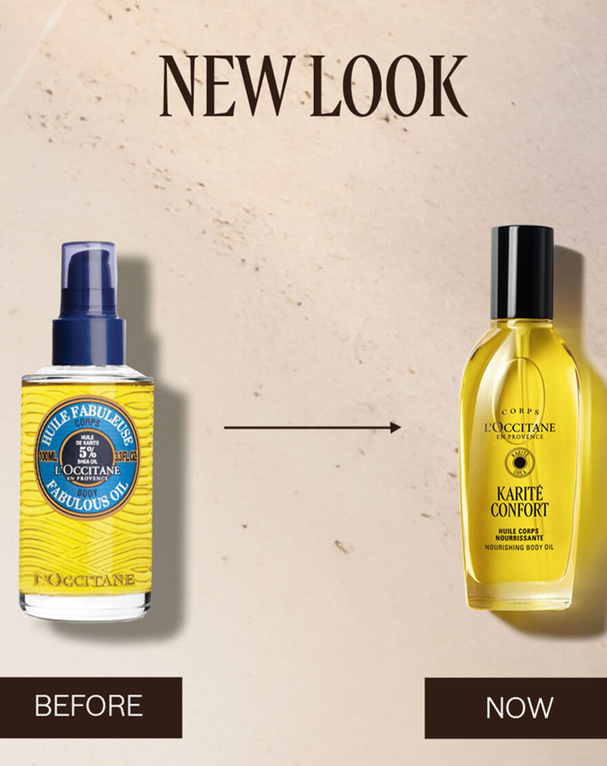 shea butter nourishing body oil