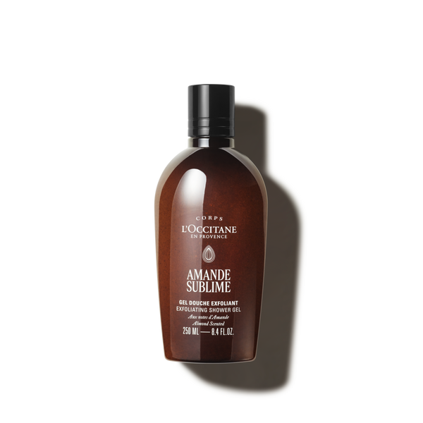 almond  amande  exfoliating  shower gel