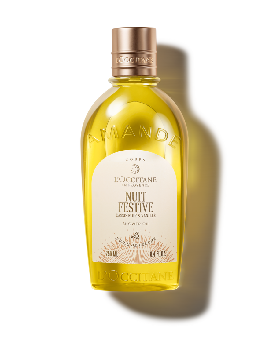 Almond Nuit Festive Shower Oil