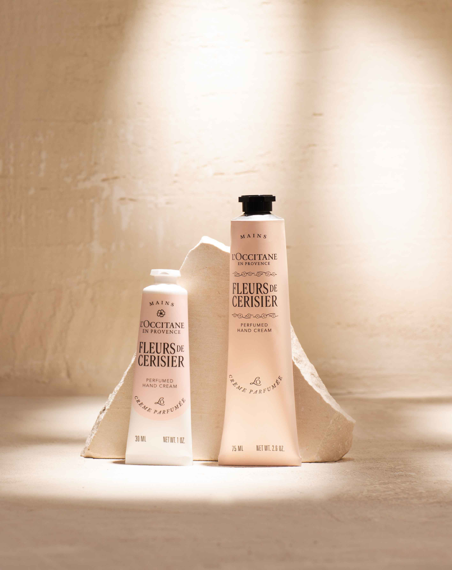 fleurs de cerisier  cherry blossom  perfumed hand cream  75ml