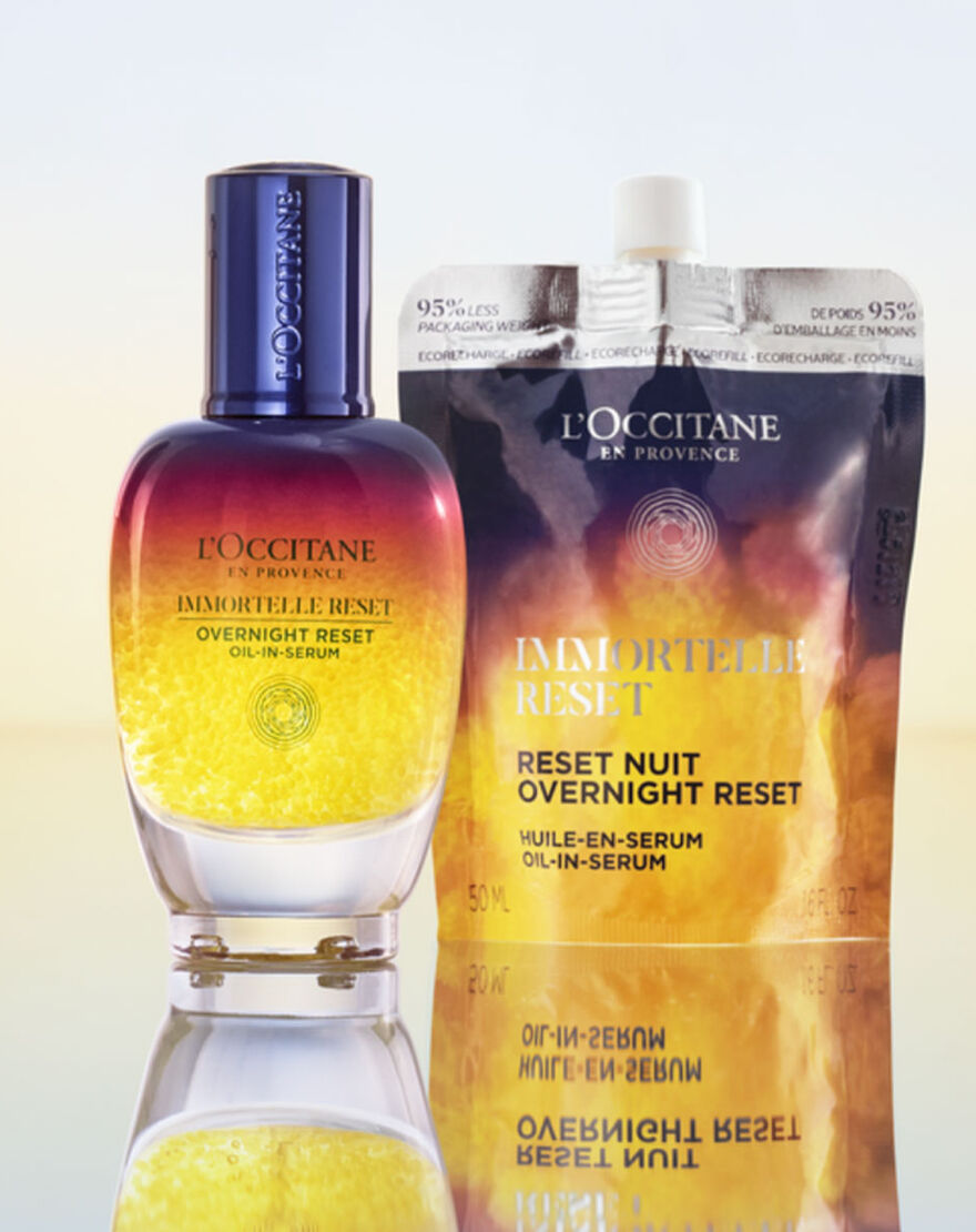 immortelle overnight reset serum refill  refill   50ml