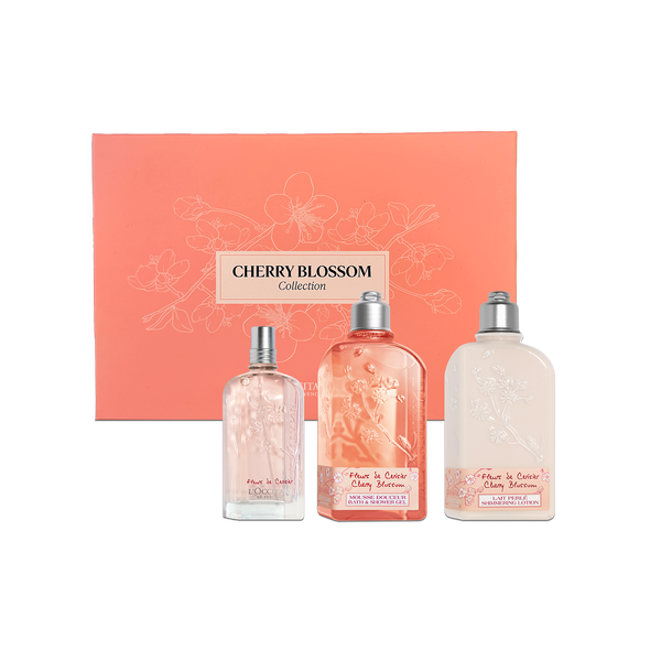 delicate cherry blossom gift set