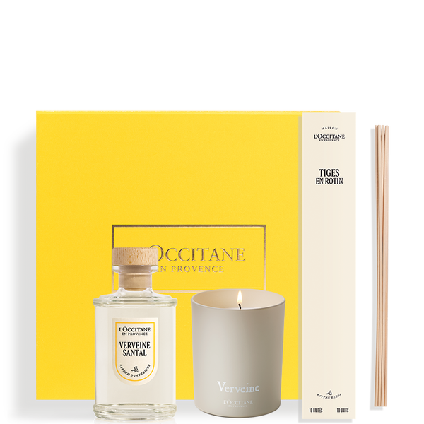 verbena diffuser   candle set