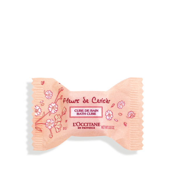 cherry blossom bath cube