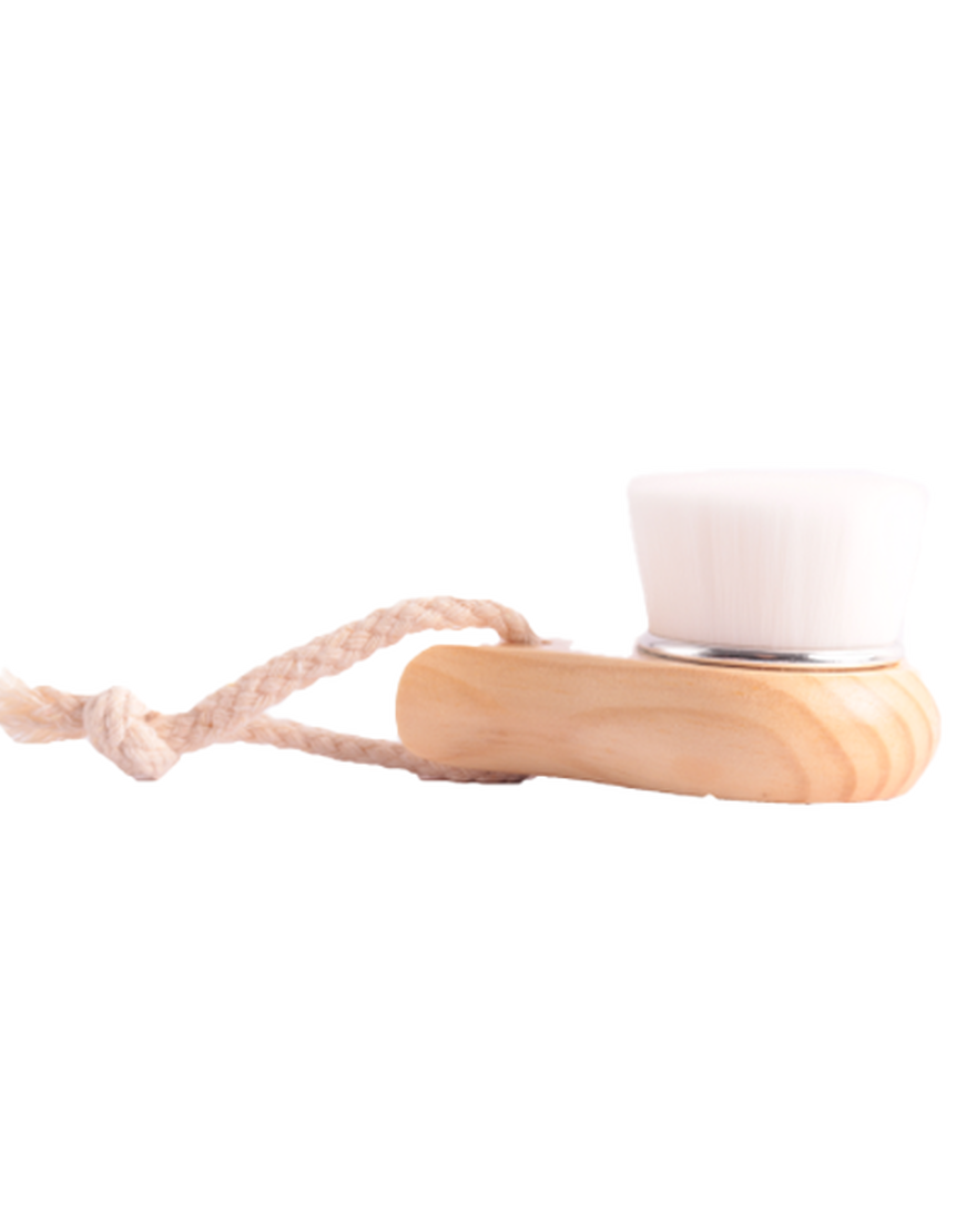wooden facial cleanser