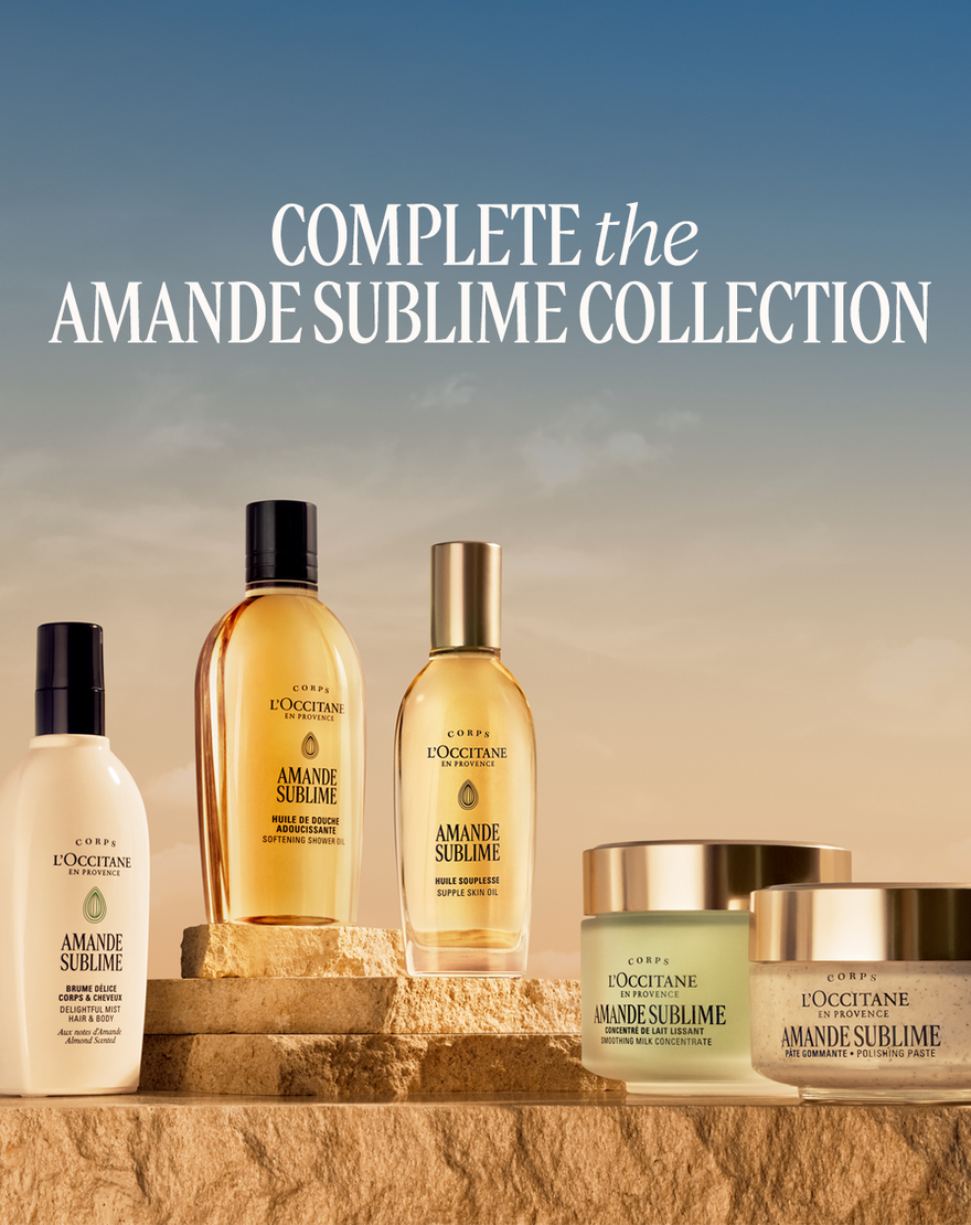 almond  amande   shower oil refill  refill   500ml