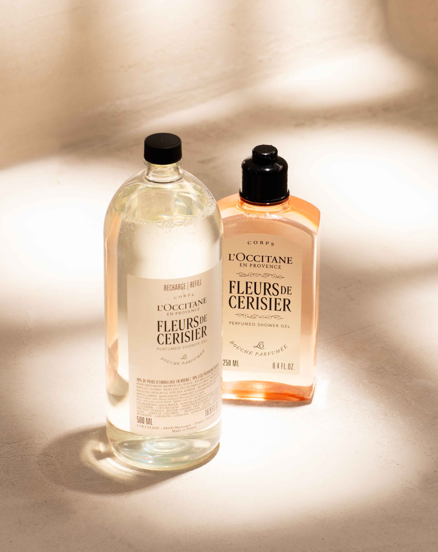 Fleurs De Cerisier (Cherry Blossom) Perfumed Shower Gel, 500ml fleurs de cerisier cherry blossom perfumed shower gel 500ml