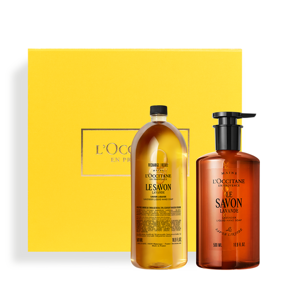 ثنائي صابون اللافندر السائل لليدين