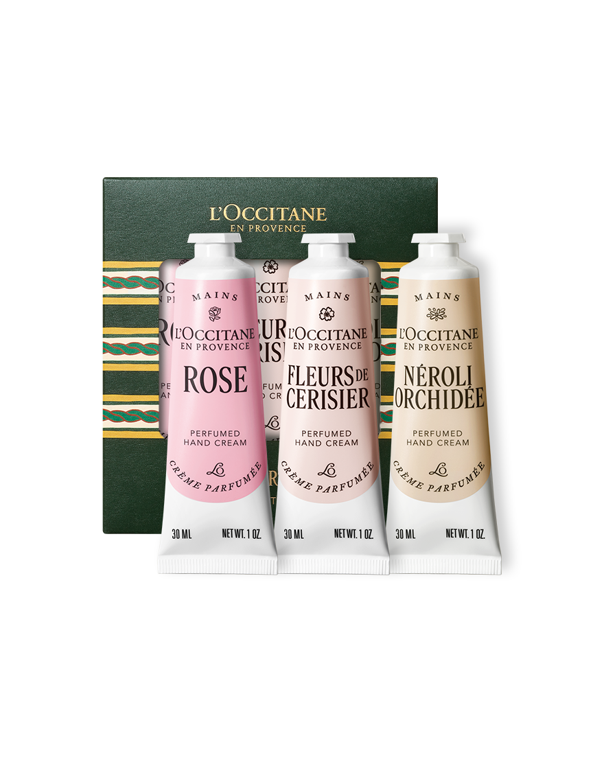 Floral Festive Hand Cream Trio