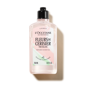 Fleurs de Cerisier Th&eacute; Blanc (Cherry Blossom) Perfumed Shower Gel