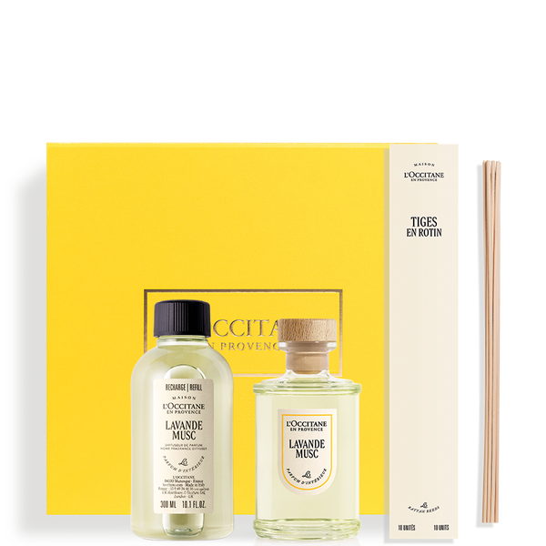 lavande musc home diffuser refill set