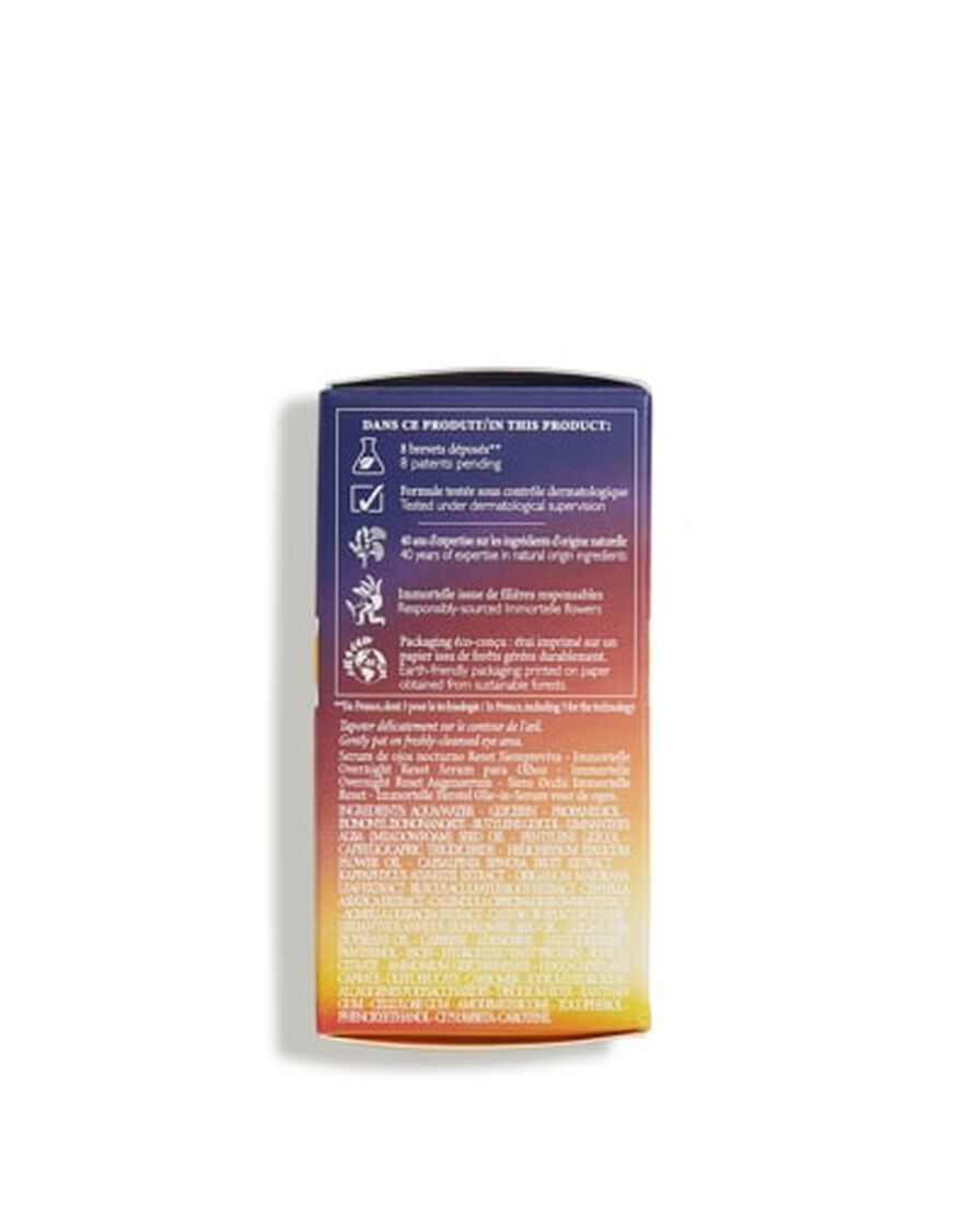 immortelle overnight reset eye serum