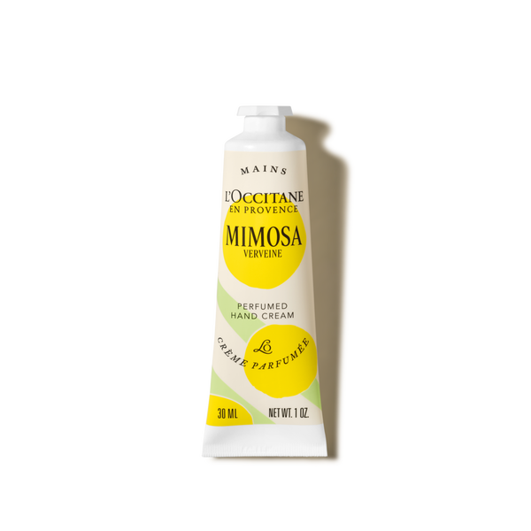 mimosa verveine perfumed hand cream