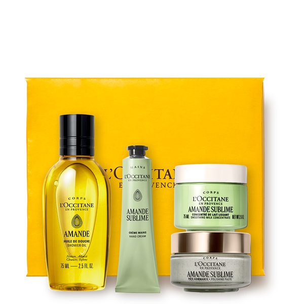 almond exfoliating set