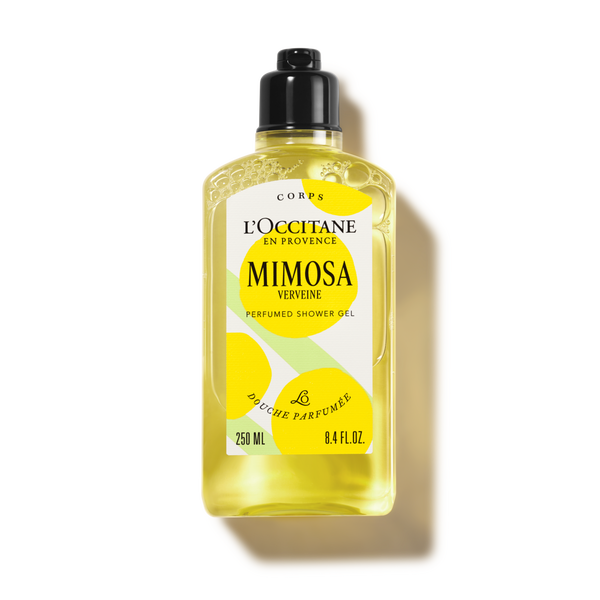 mimosa verveine perfumed shower gel