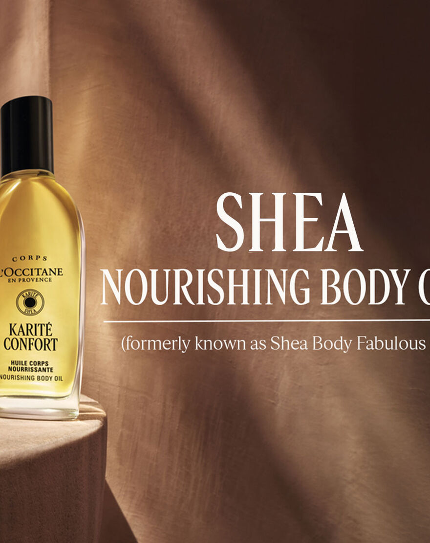 shea butter nourishing body oil