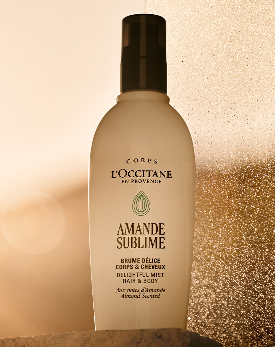 almond  amande  delightful hair   body mist